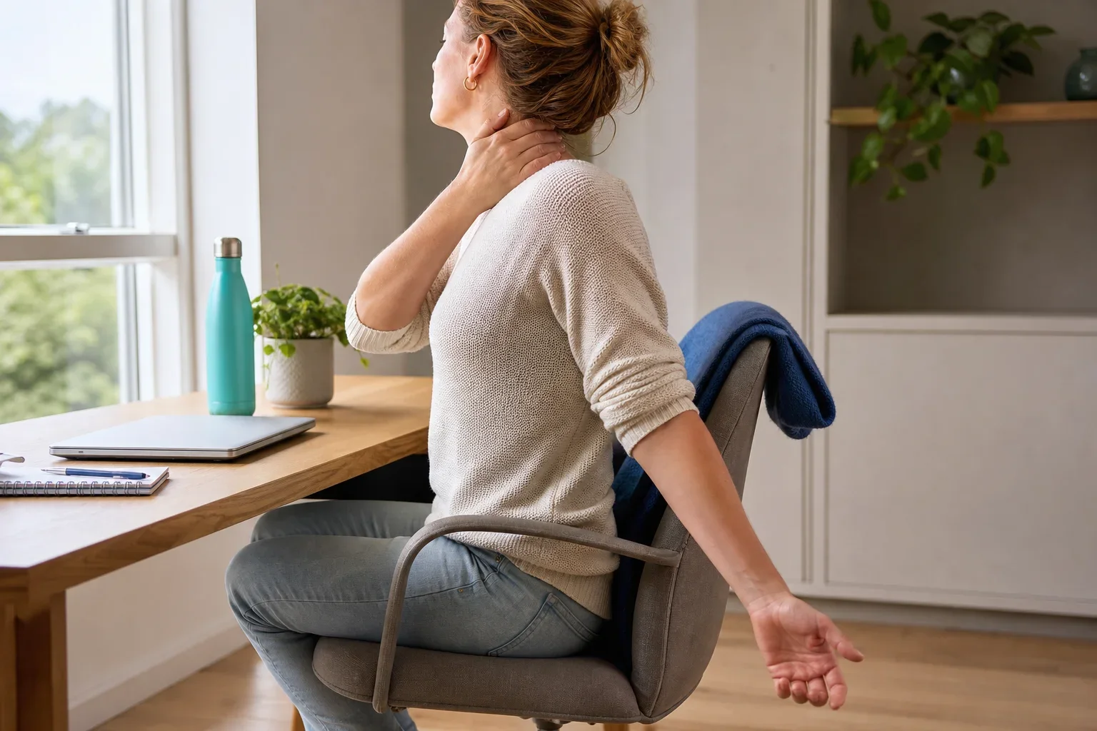nekpijn met uitstraling naar arm